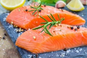 Salmon fillet in the diet of a man with reduced libido